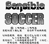 Sensible Soccer - European Champions (Europe) Title Screen